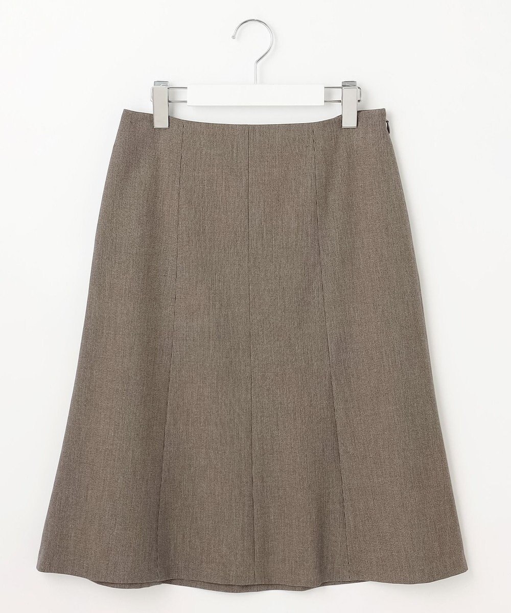 J.PRESS LADIES L 【洗える】T/Rアルガンシルク フレア スカート 