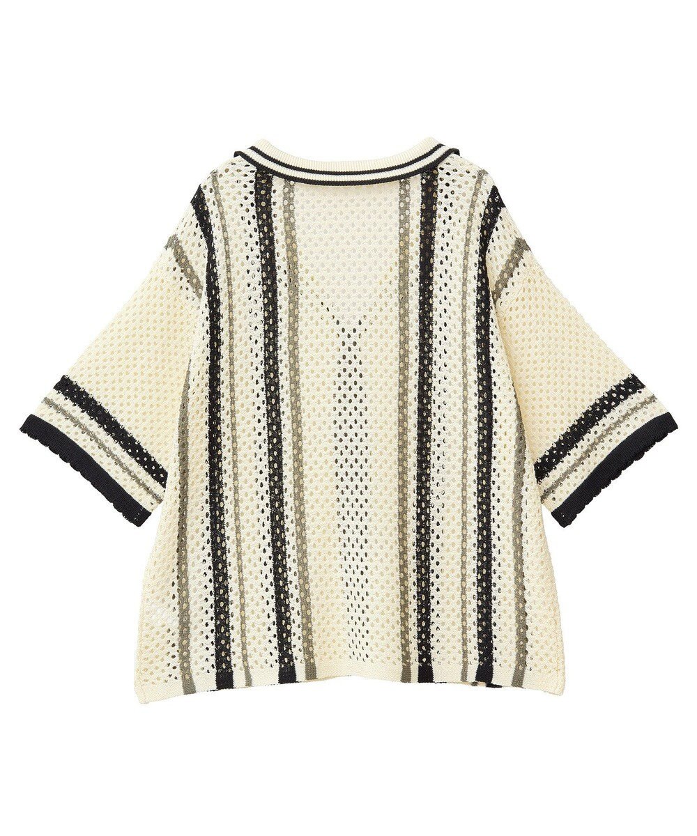 CRAFT STANDARD BOUTIQUE クロシェバイカラーニットプルオーバー 