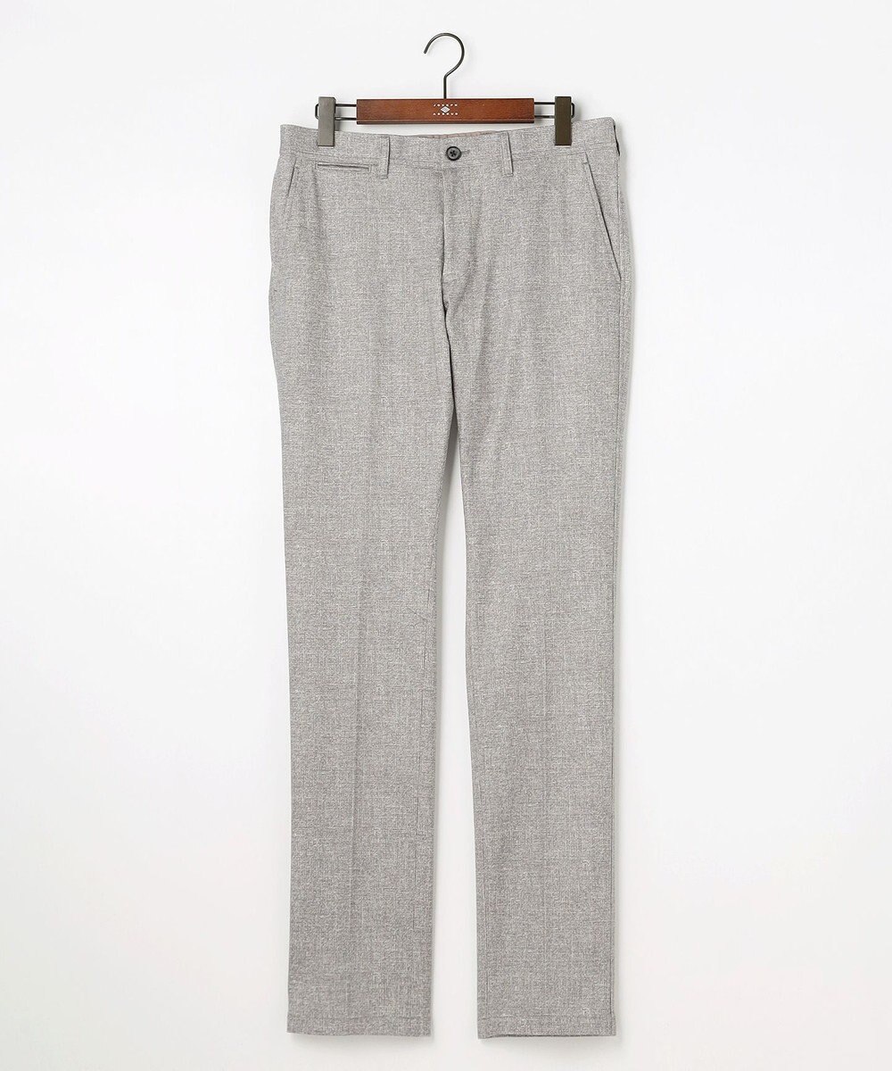 JOSEPH ABBOUD 【ストレッチ/ウエストも伸びる】ウールライクフランネルジャージーパンツ 