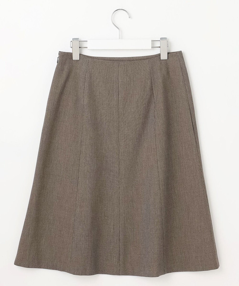 J.PRESS LADIES L 【洗える】T/Rアルガンシルク フレア スカート 