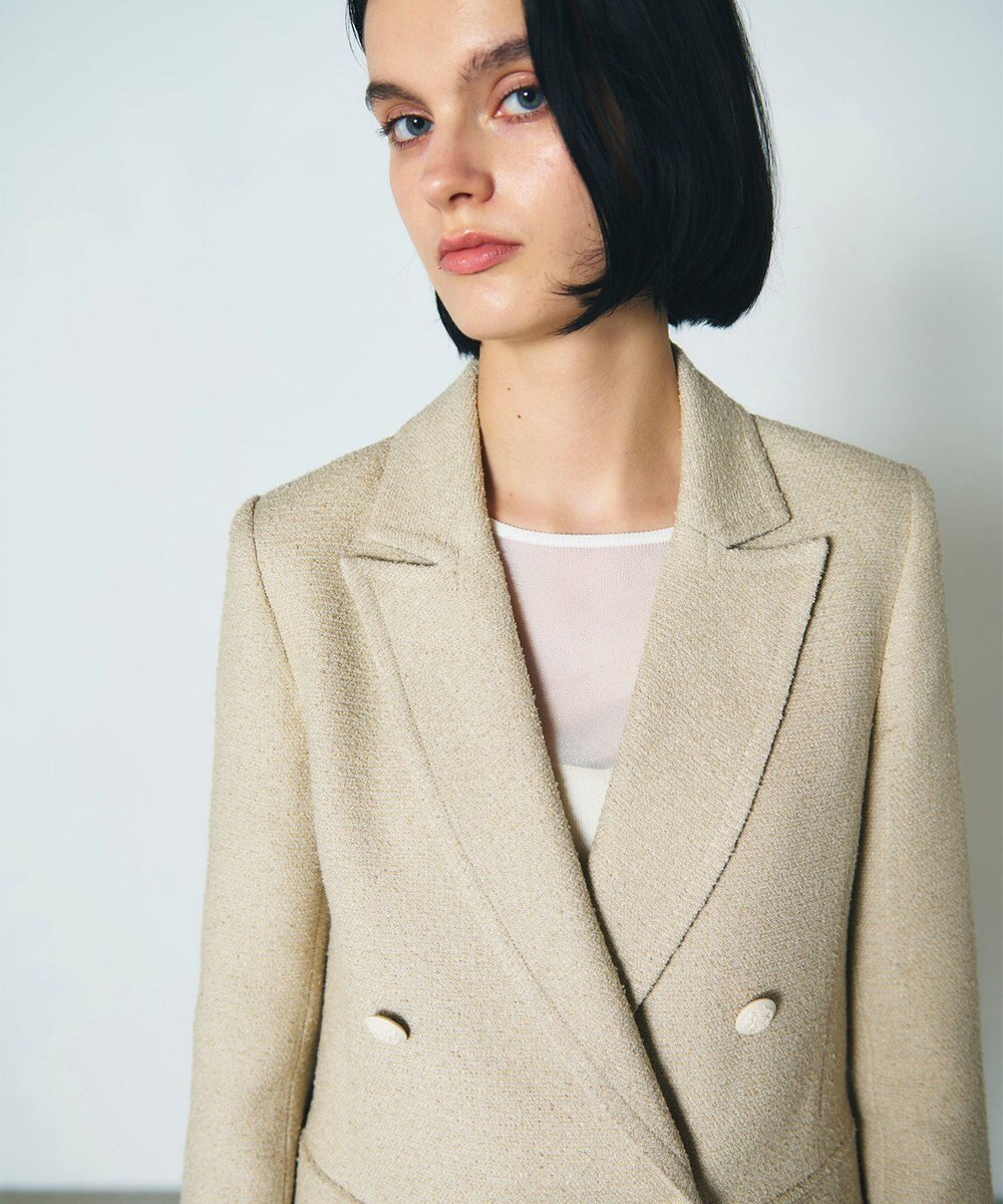 GRACE CONTINENTAL ツイードテーラージャケット 