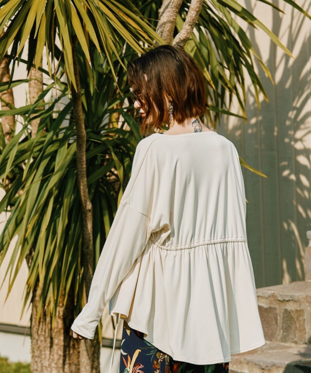 San-ai Resort（三愛水着楽園） 【UPF50＋】水陸両用羽織り　M【Coral veil（コーラルヴェール）】 