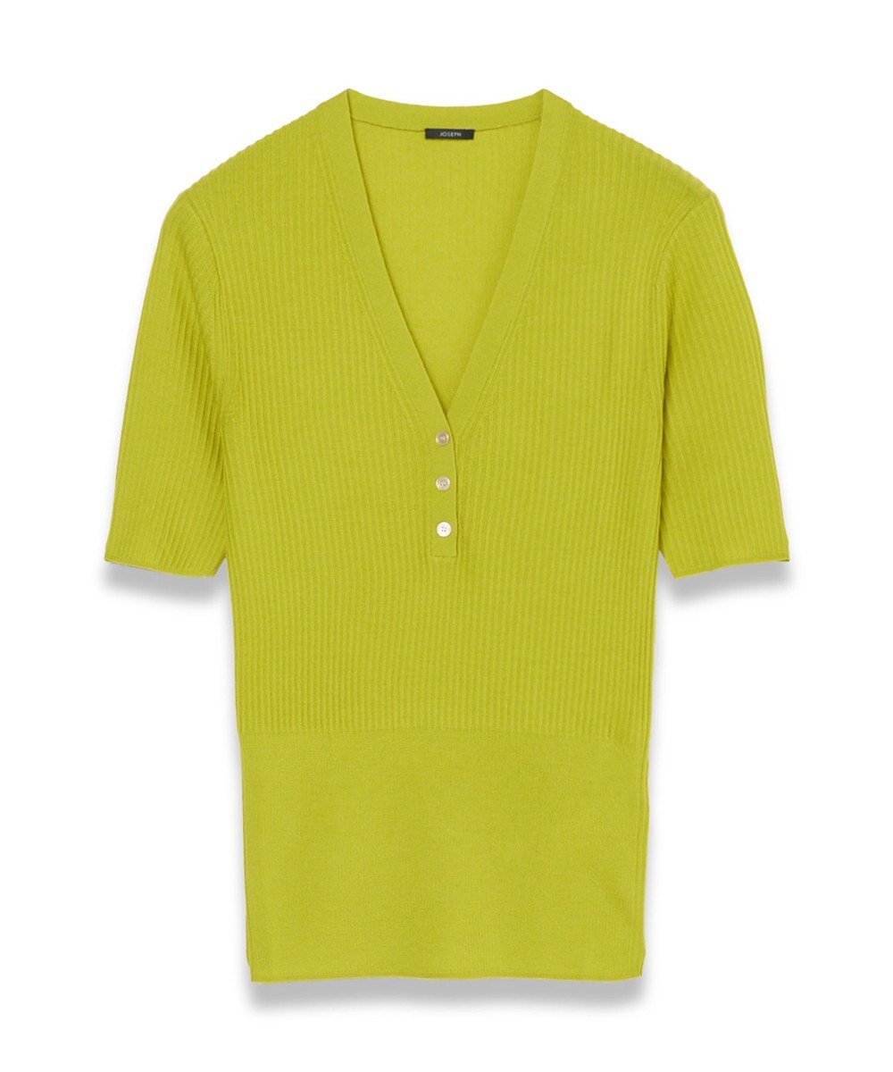 JOSEPH 【洗える】メリノリブ　ニットTEE 