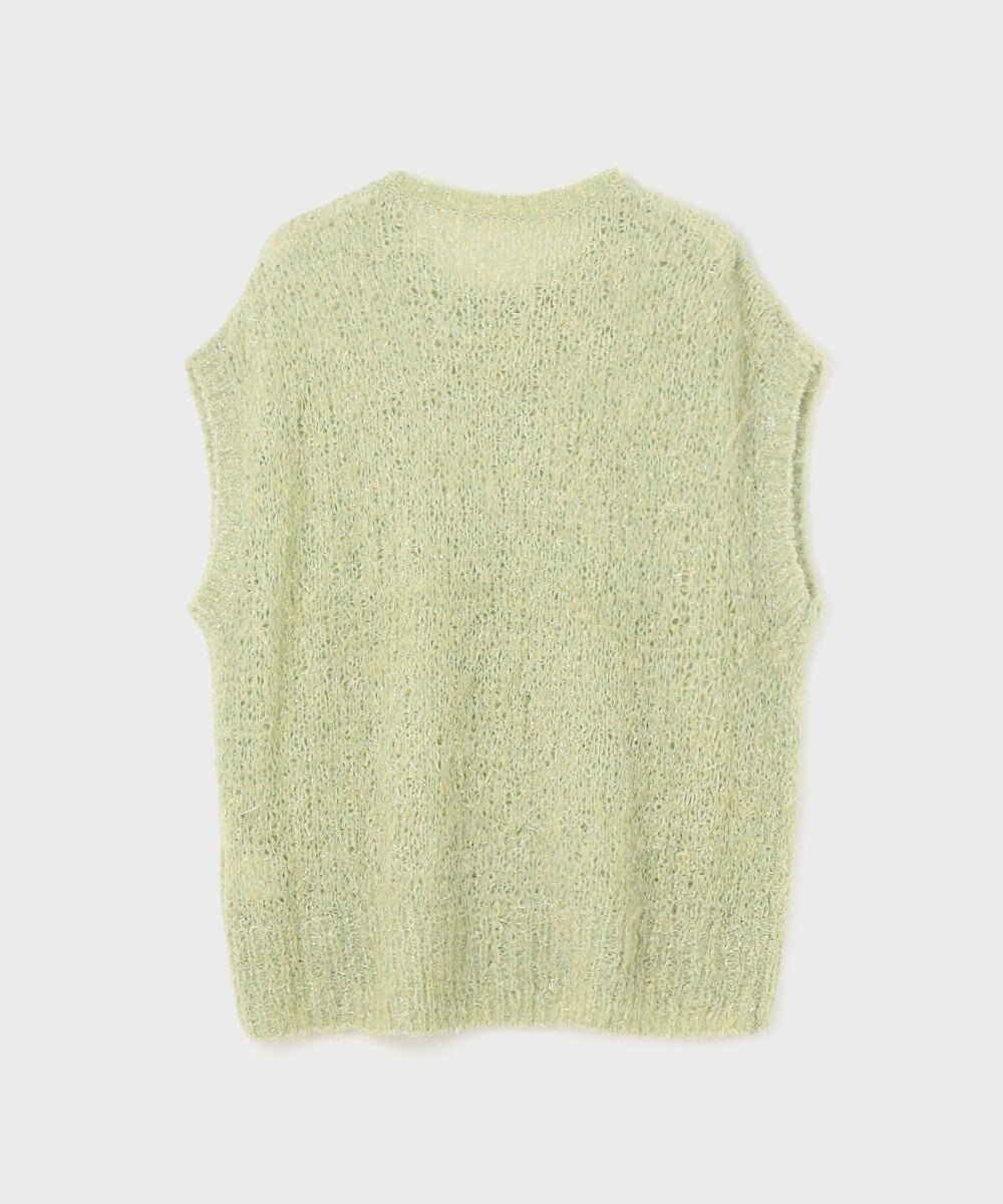 GRACE CONTINENTAL フィルムヤーンニットベスト 
