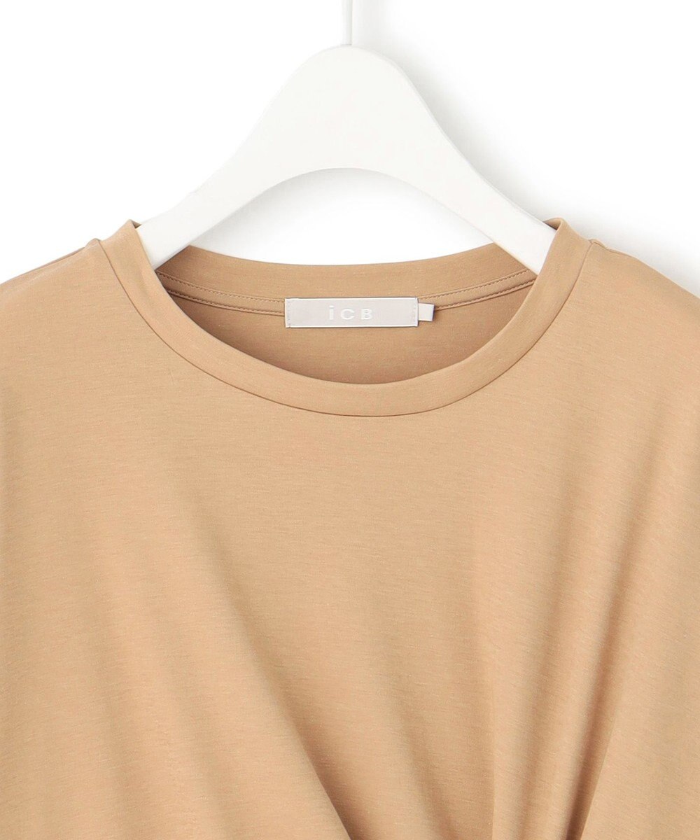 ICB L 【接触冷感・UVケア・吸水速乾・洗える】グレースジャージー イレギュラーヘムカットソー 