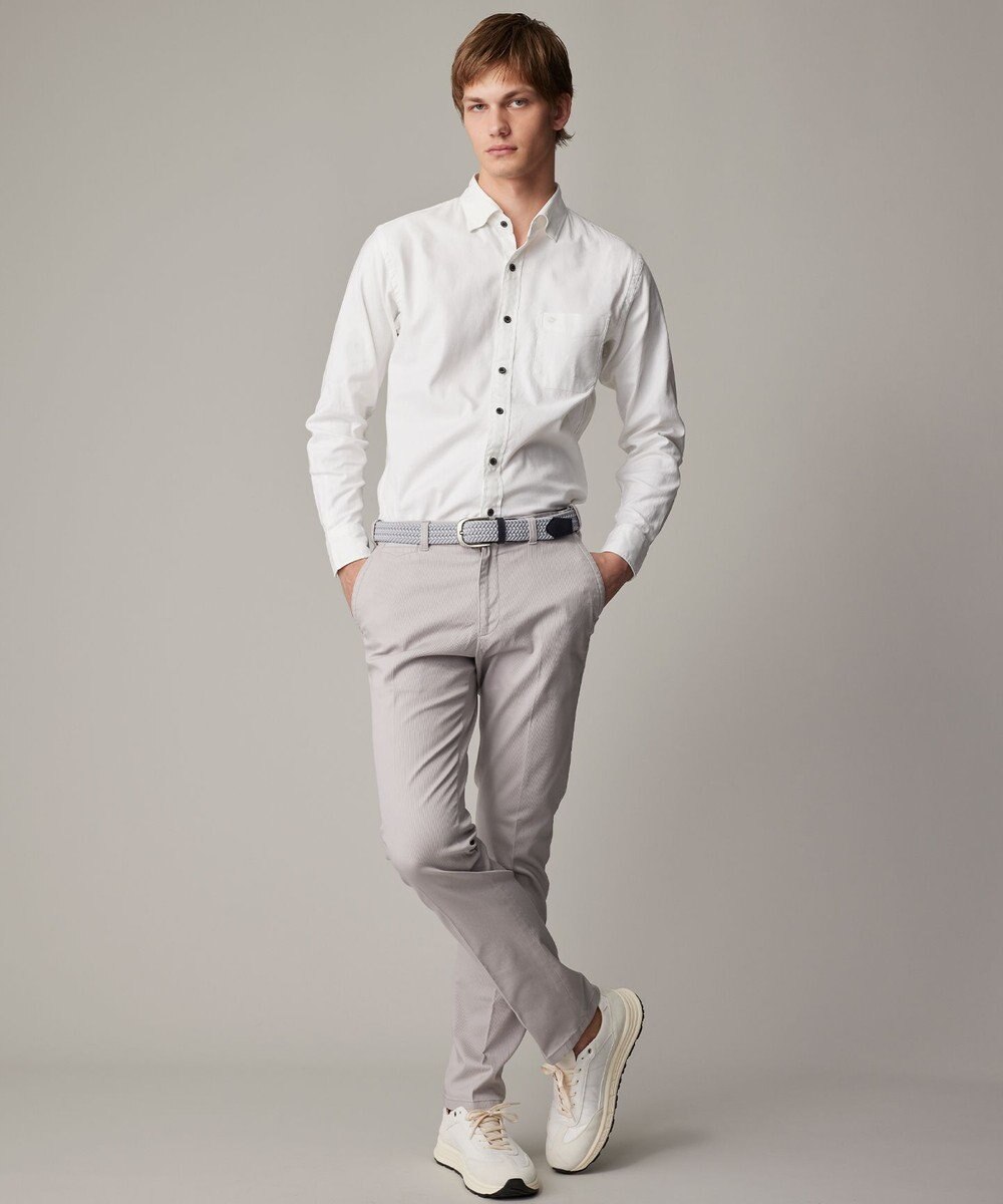 JOSEPH ABBOUD 【キングサイズ・オリジナルオーガニック使用】JOE COTTON ストレッチオックス シャツ 