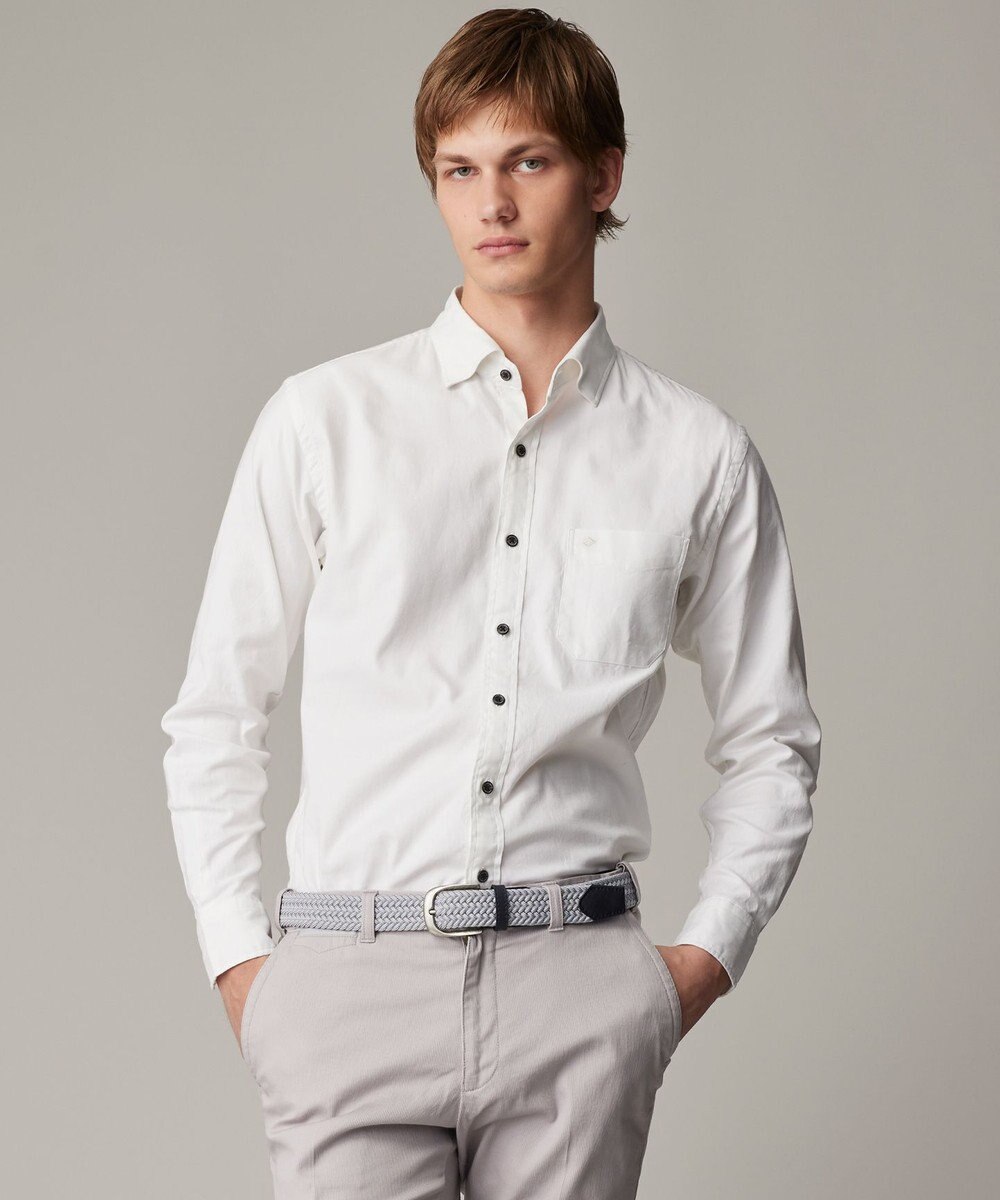 JOSEPH ABBOUD 【キングサイズ・オリジナルオーガニック使用】JOE COTTON ストレッチオックス シャツ 