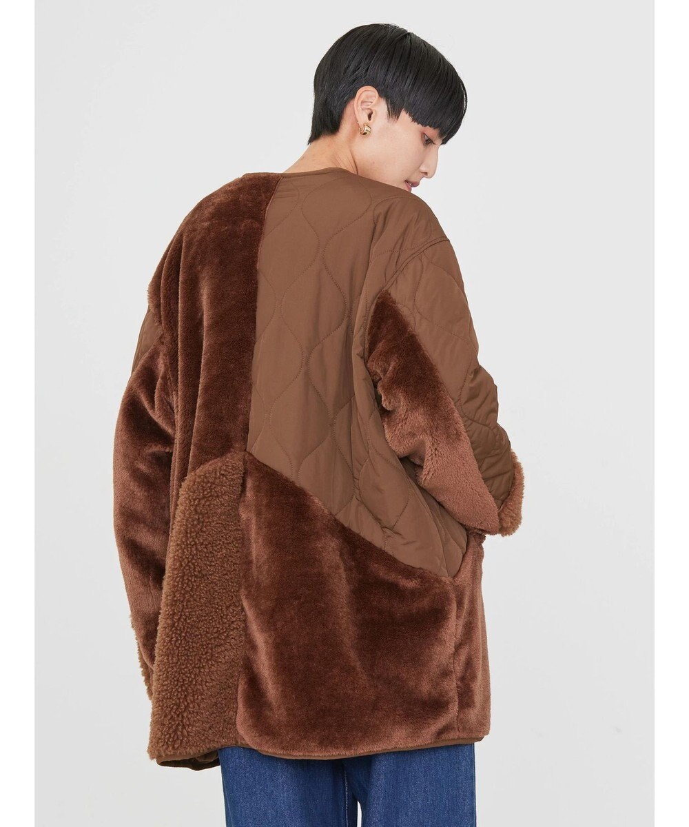 AMERICAN HOLIC キルポカボアＭｉｘキルティングコート 