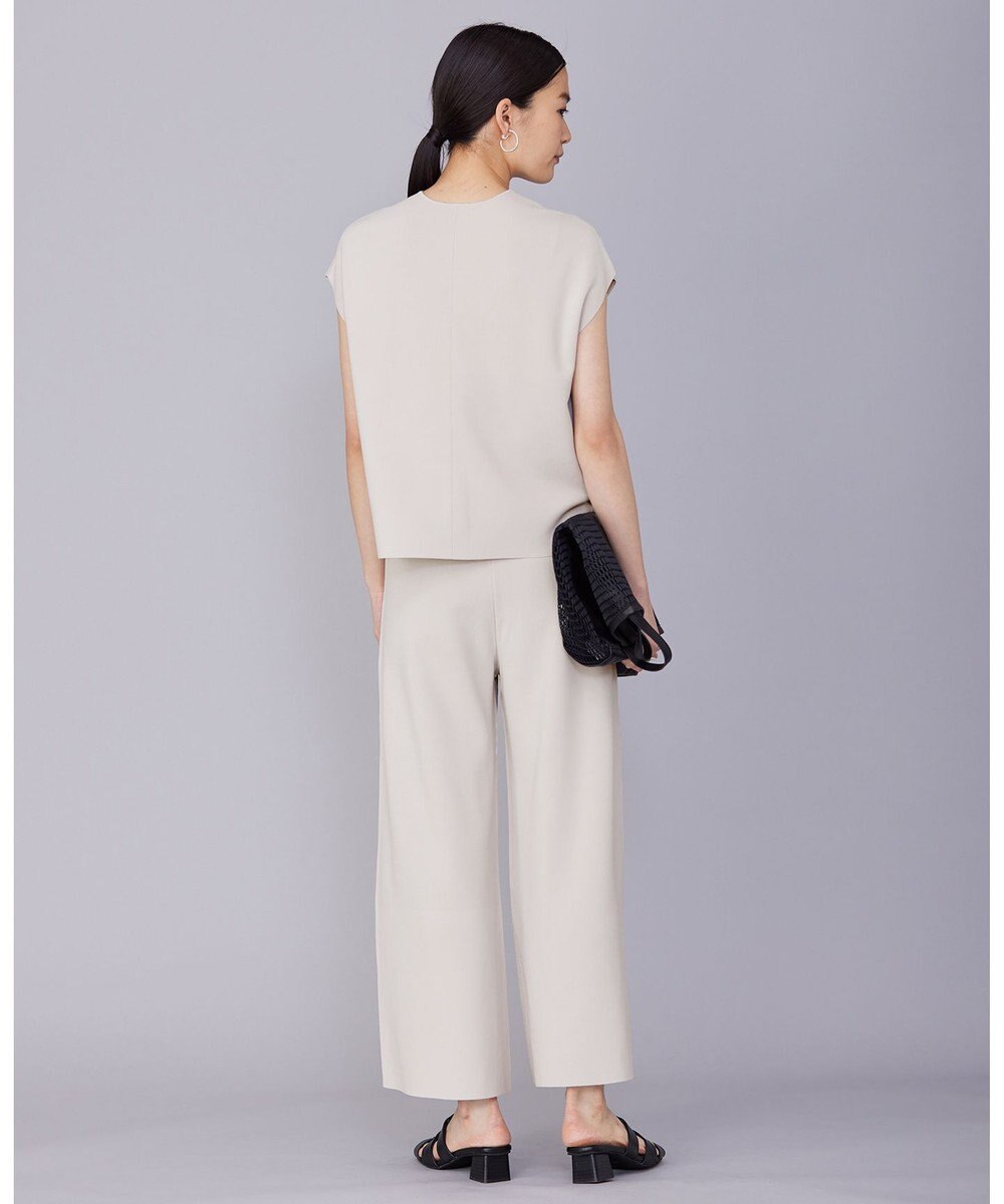 ICB 【洗える】ハイゲージスムース スリーブレスプルオーバー 