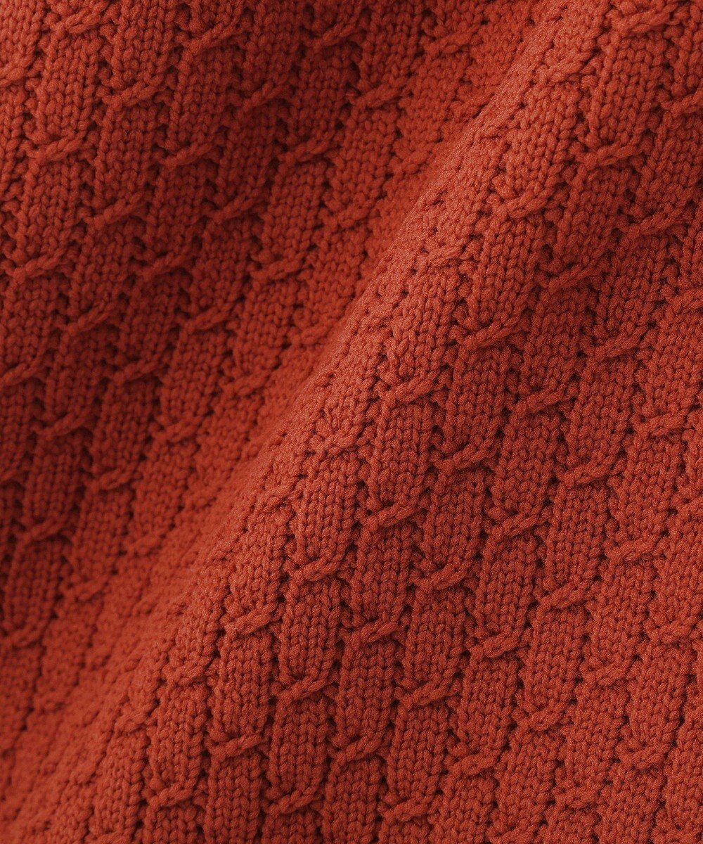 CRAFT STANDARD BOUTIQUE 柄編みニットシャツカーディガン 