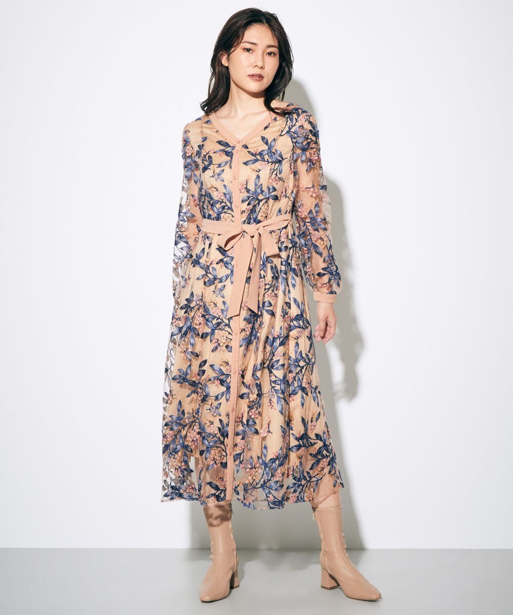 フラワー刺繍フレアワンピース Grace Continental ファッション通販 公式通販 オンワード クローゼット フラワー刺繍フレアワンピース Grace Continental ファッション通販 公式通販 オンワード クローゼット