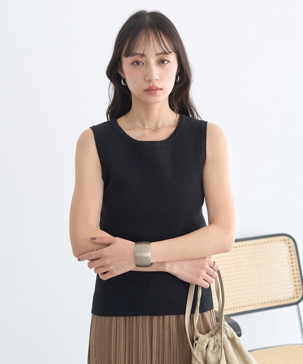 earth music&ecology ニットタンクトップ 