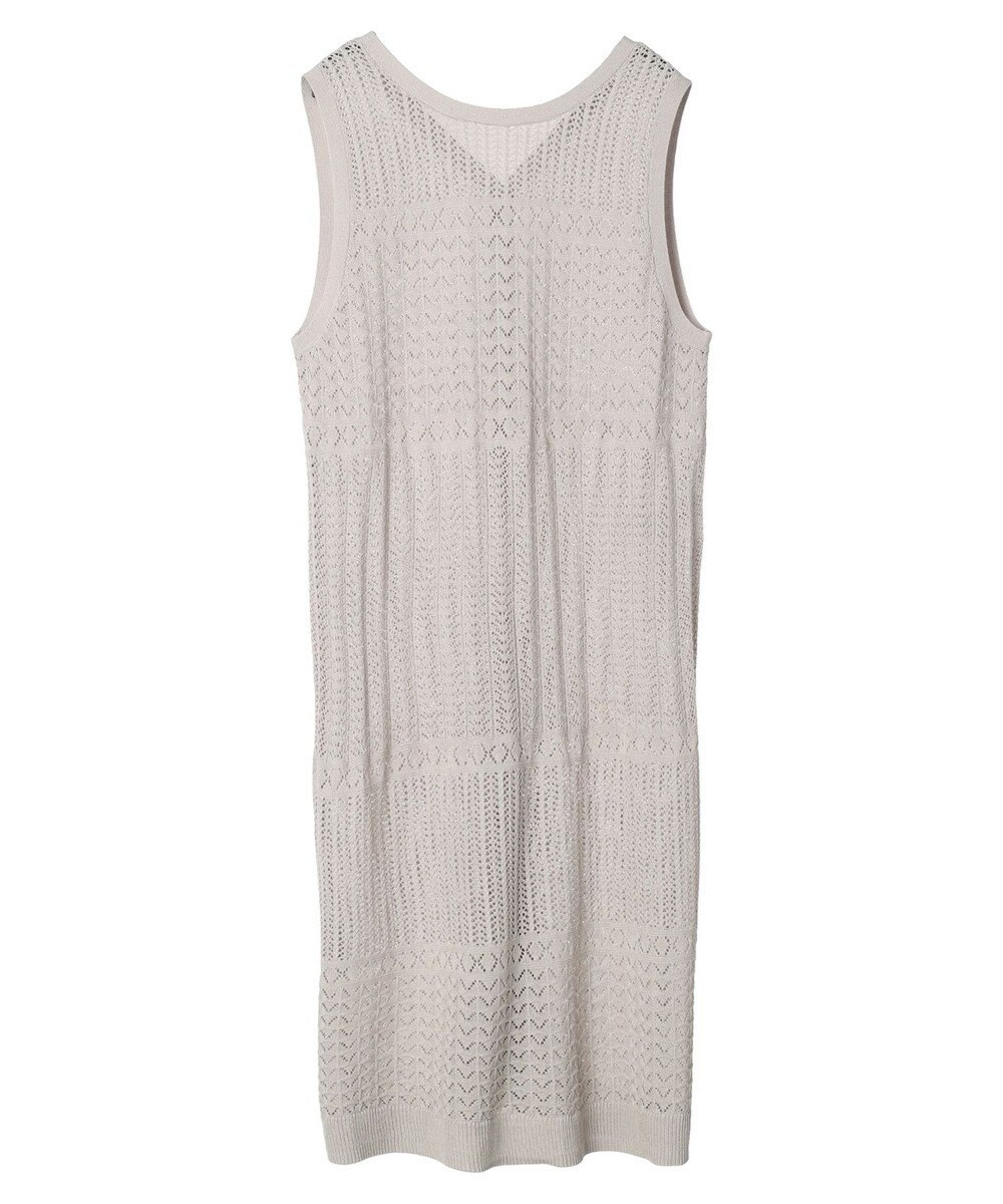 Green Parks すかし柄ロングベスト 