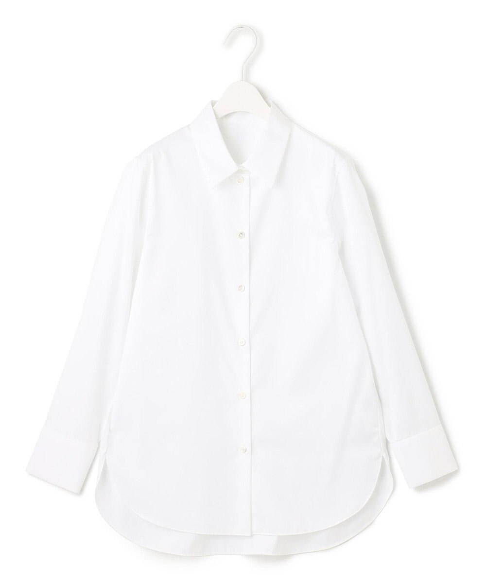 ICB 【洗える】 コットンサテンシャーティング シャツ 