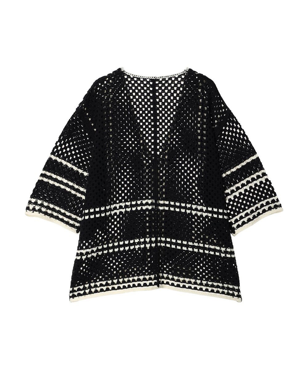 AMERICAN HOLIC クロシェ半袖カーディガン 