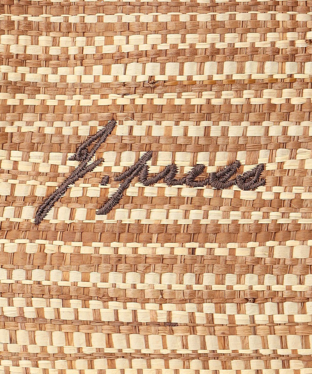 J.PRESS LADIES 【WEB限定・A4サイズ収納可】 マダガスカルラフィア トート バッグ 