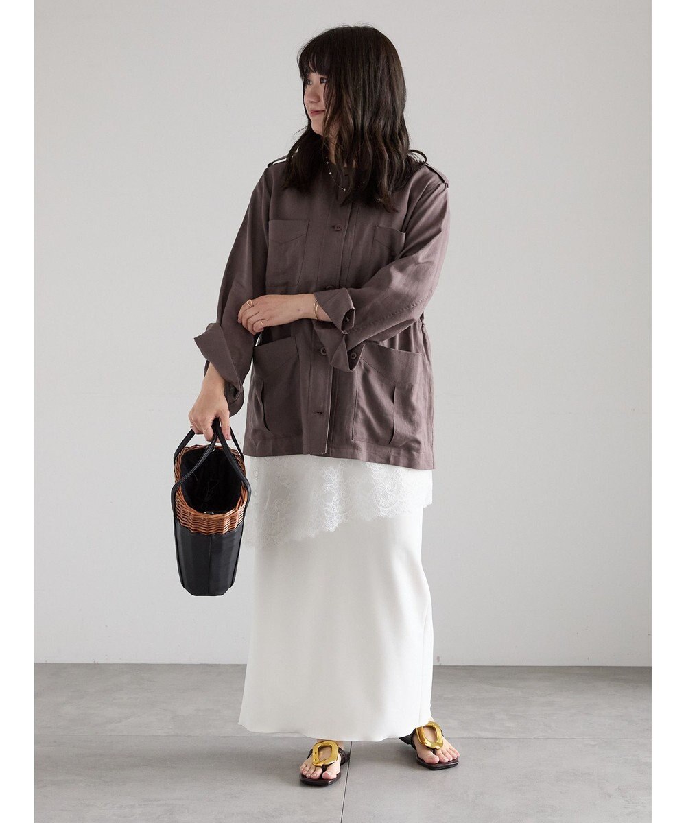 Te chichi ノーカラーサファリジャケット《2026 spring catalog item》 