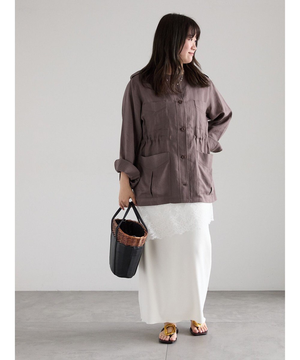 Te chichi ノーカラーサファリジャケット《2026 spring catalog item》 