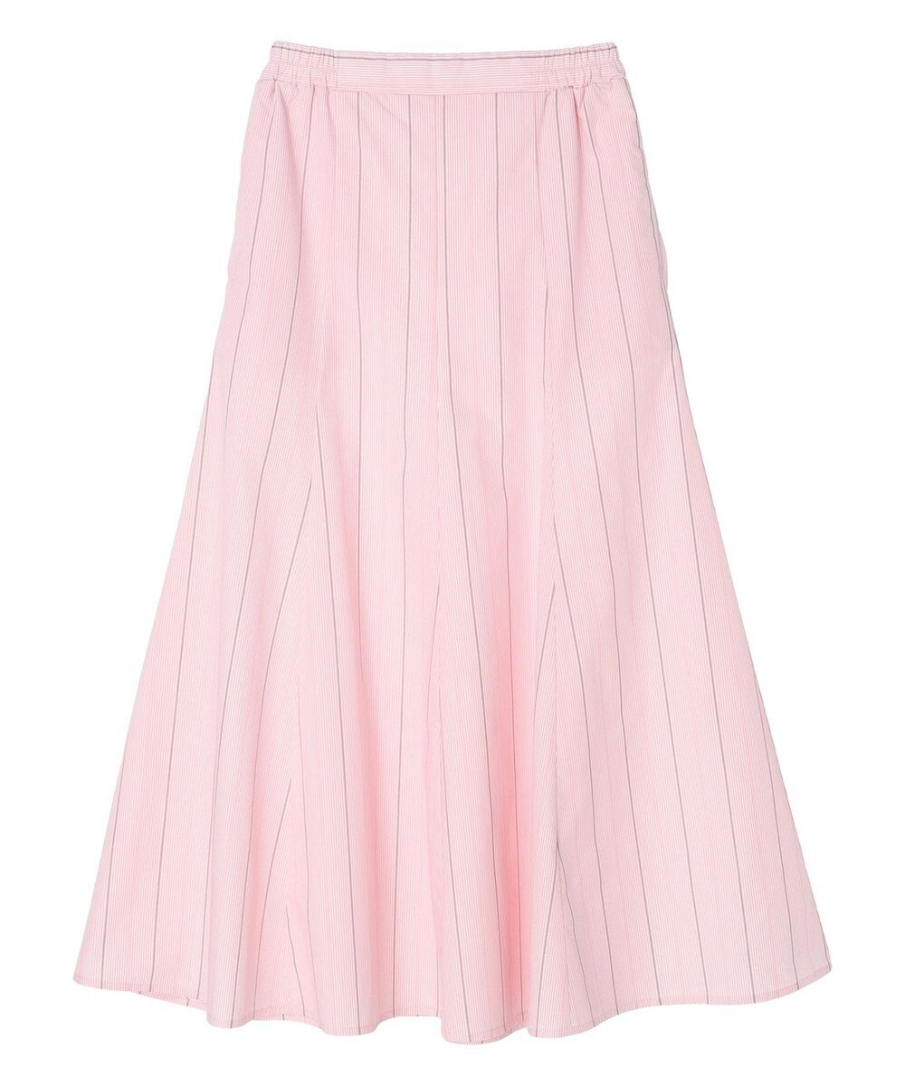 Green Parks ストライプフレアスカート 