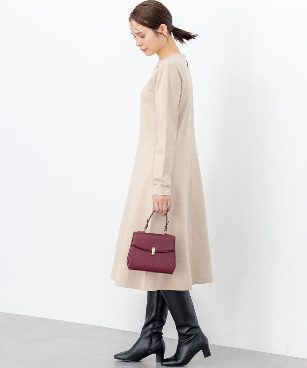 組曲 L シックフレアニットワンピース 