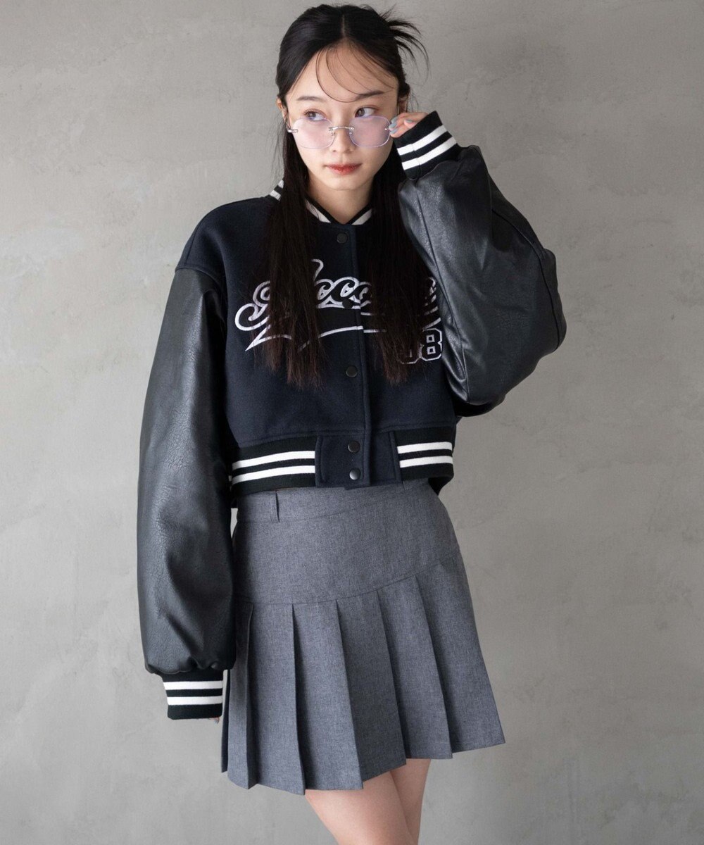 WEGO スタジアムロゴショートスタジャン 