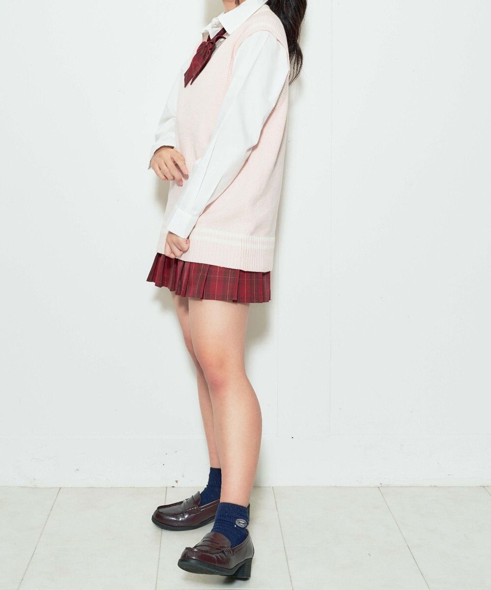 WEGO 【SCHOOLITEM】ラインスクールニットベスト 