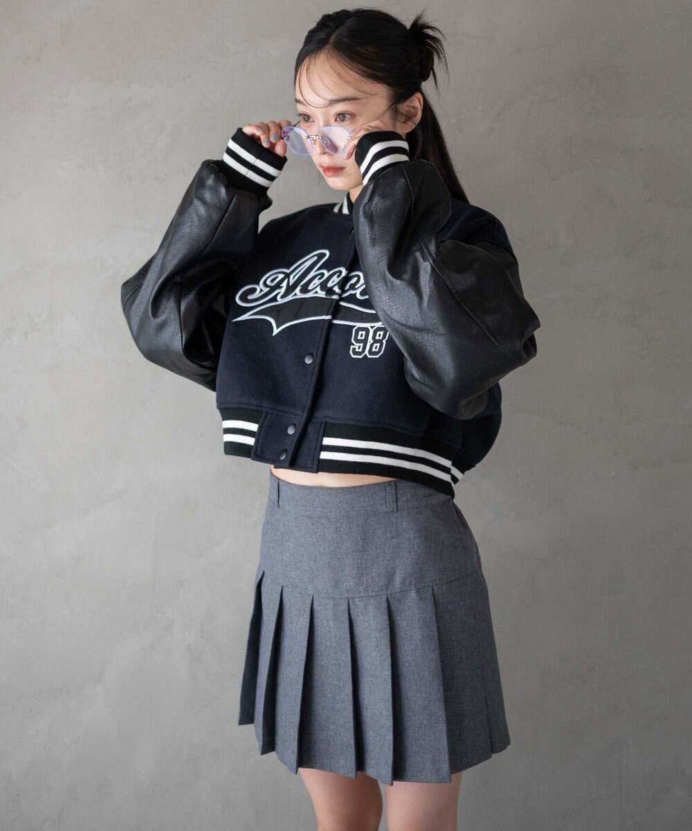 WEGO スタジアムロゴショートスタジャン 