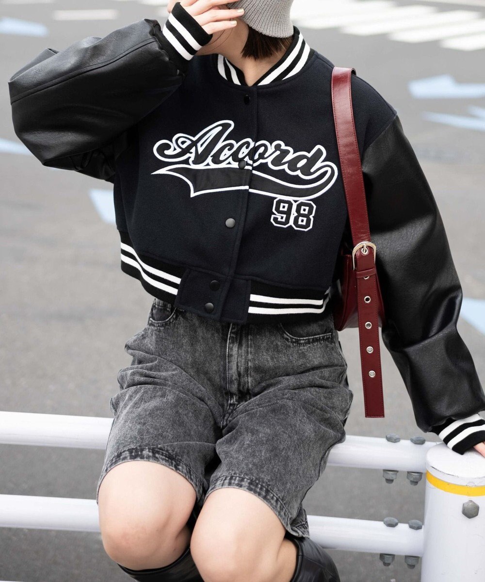 WEGO スタジアムロゴショートスタジャン 