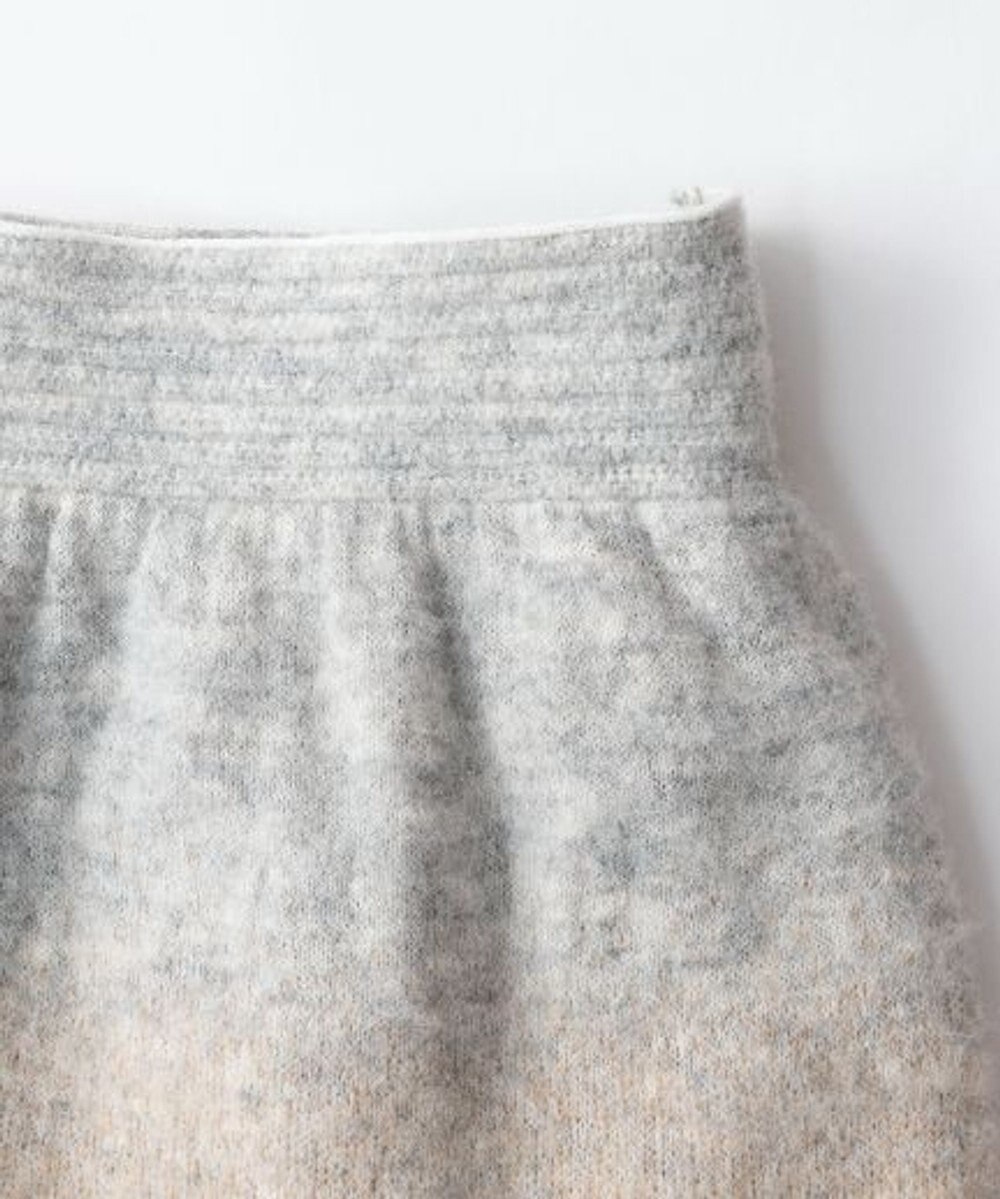 TRICOTE GRADATION SHAGGY SKIRT／グラデーションシャギースカート 