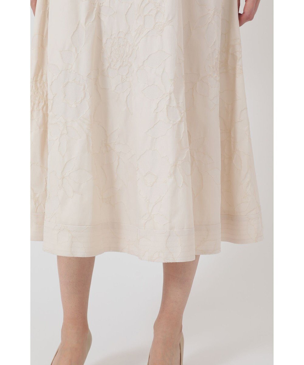 DAKS 【TV着用｜梅津弥英子アナ】フラワーモチーフジャガードスカート 