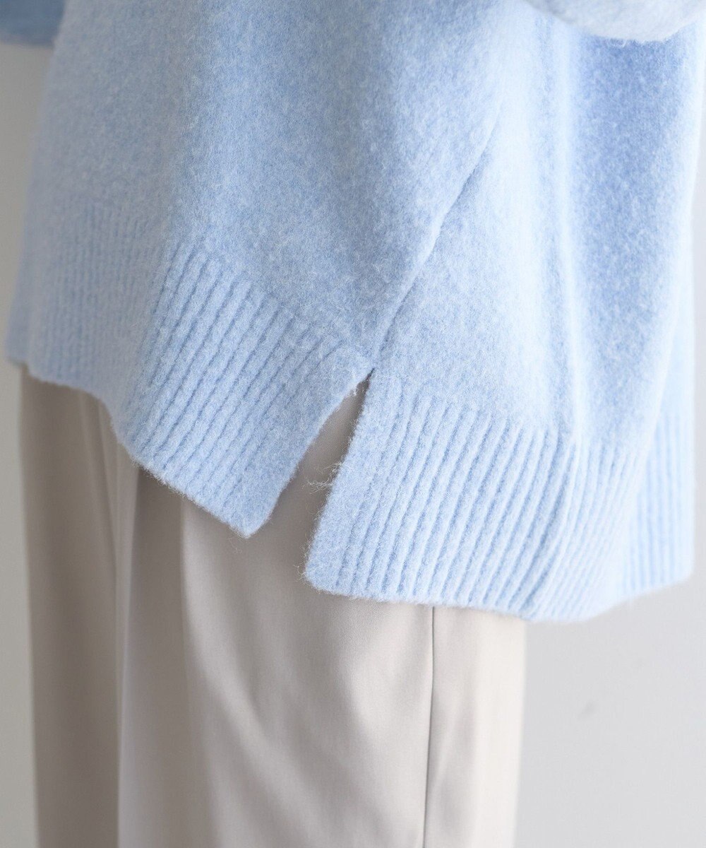 YECCA VECCA スリットタートルネックニット 