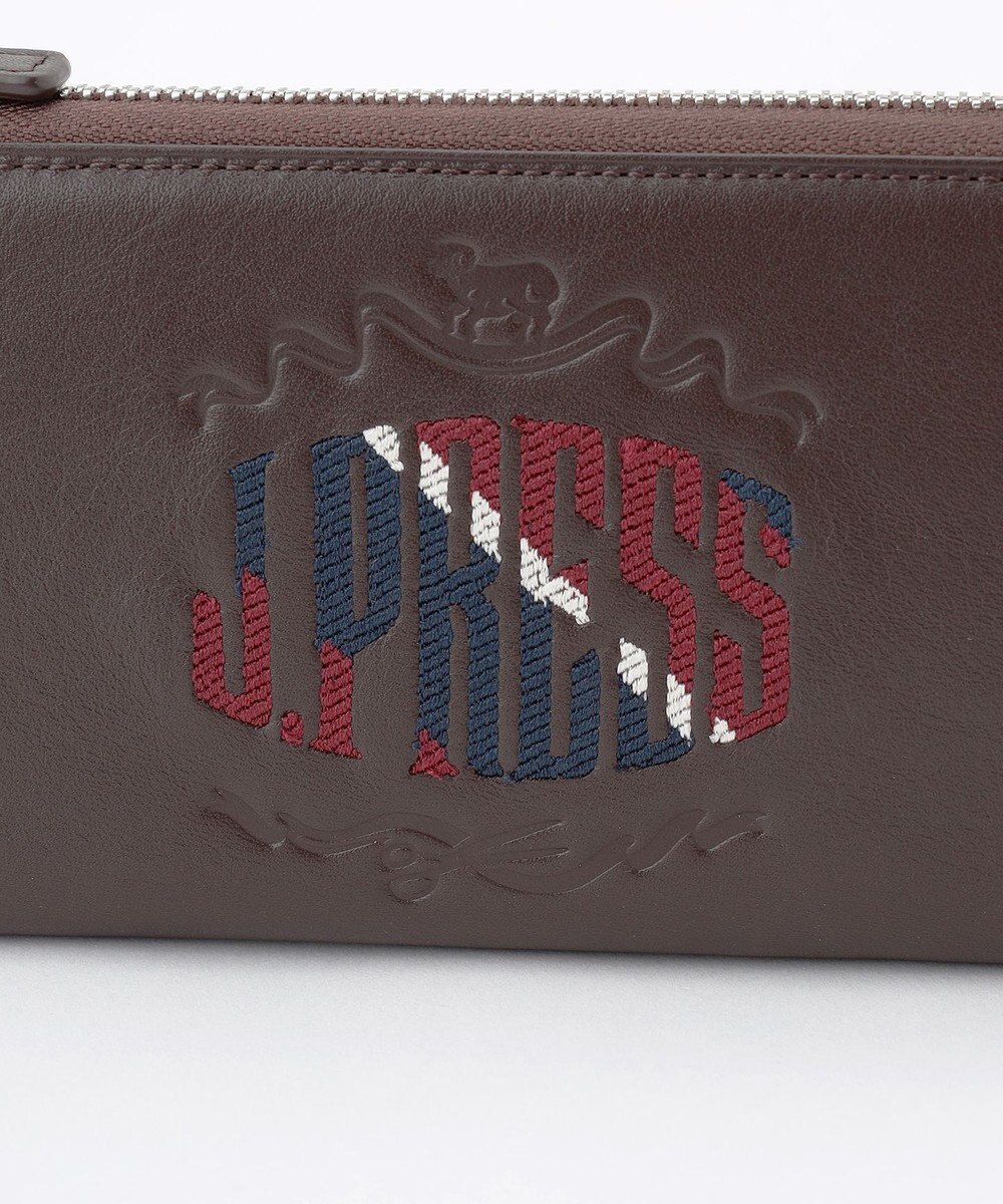 J.PRESS MEN 【MORPHO×J.PRESS】オーセンティックレジメンタル ハニーセル長財布(Ｌ字ラウンドファスナー) 