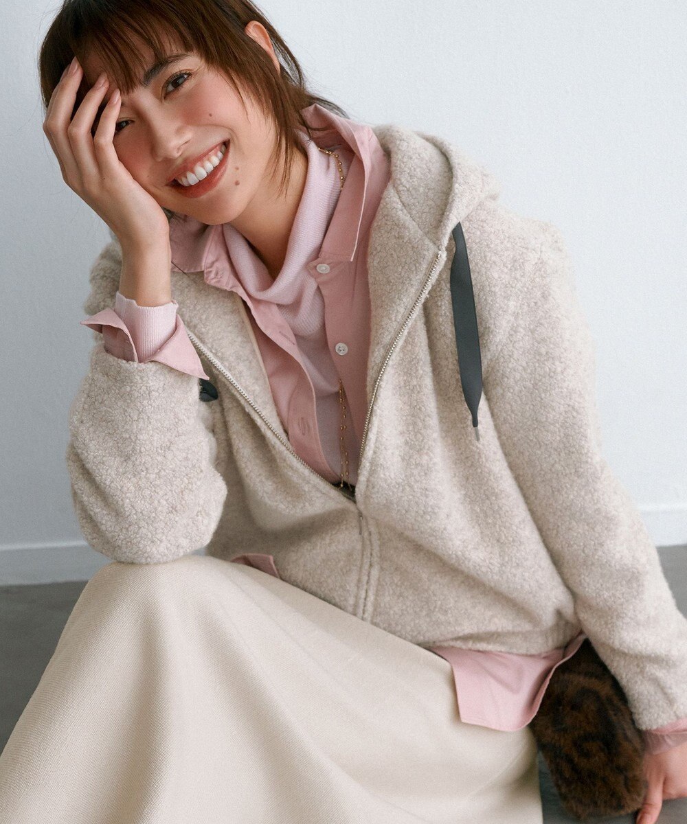 23区 【CLASSY.2月号掲載/洗える】CANCLINI ベーシック シャツ 