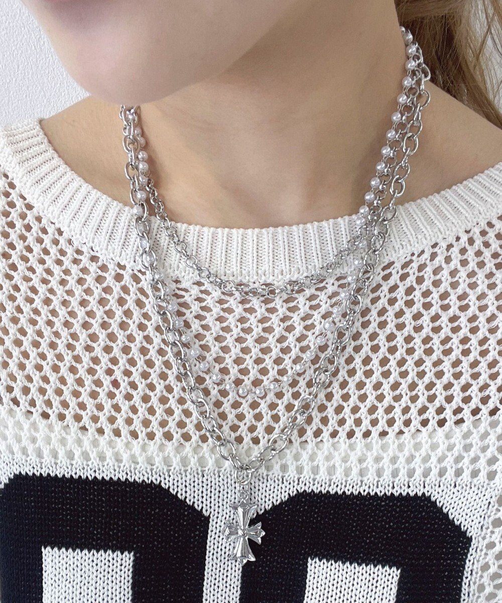 WEGO L3連クロスネックレス 