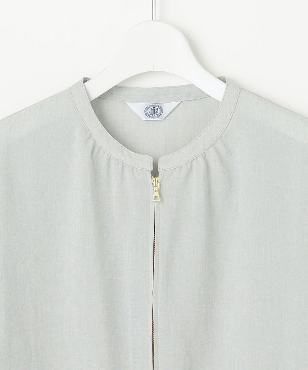 J.PRESS LADIES L 【WEB限定・洗える】ボイルドワッシャー ブルゾン 