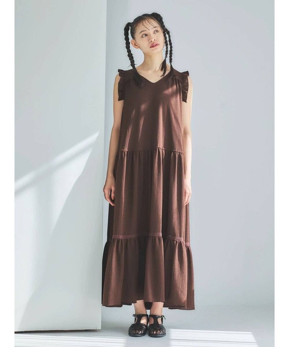 Green Parks ■ＥＳＣＡＲ　ドロストギャザーワンピース 