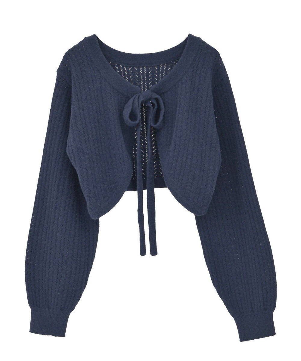 earth music&ecology 【SET ITEM】SET2点ショートボレロ＋ペプラムニットキャミ 