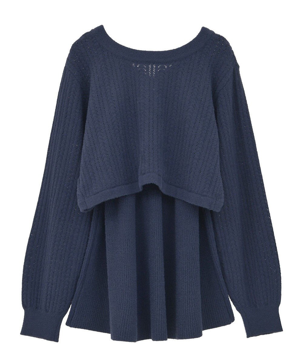 earth music&ecology 【SET ITEM】SET2点ショートボレロ＋ペプラムニットキャミ 