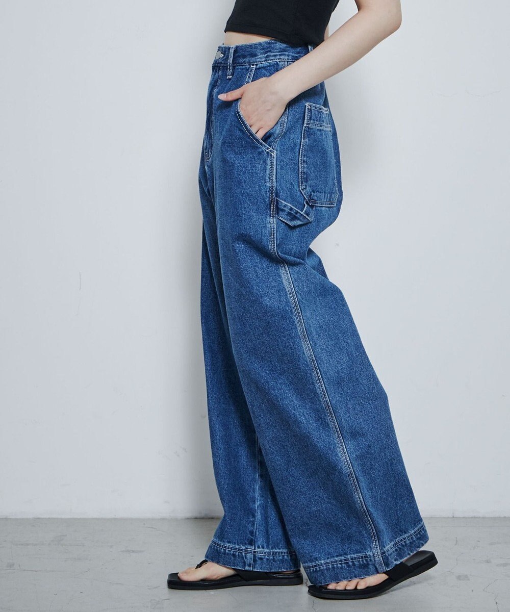 WEGO ルーズペインターパンツ 