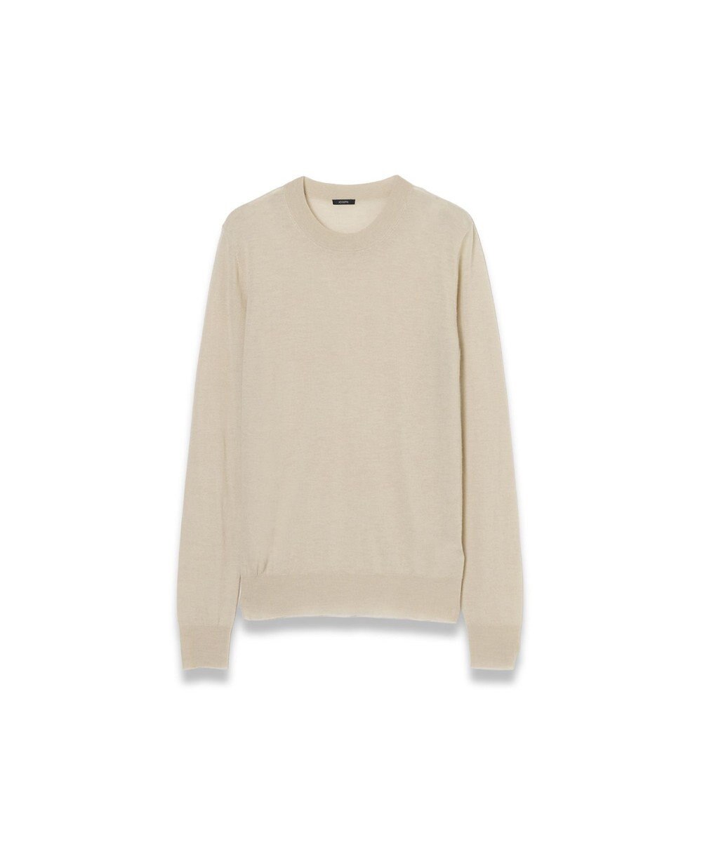 JOSEPH 【洗える】キャッシュエアー　ラウンドネックニット 