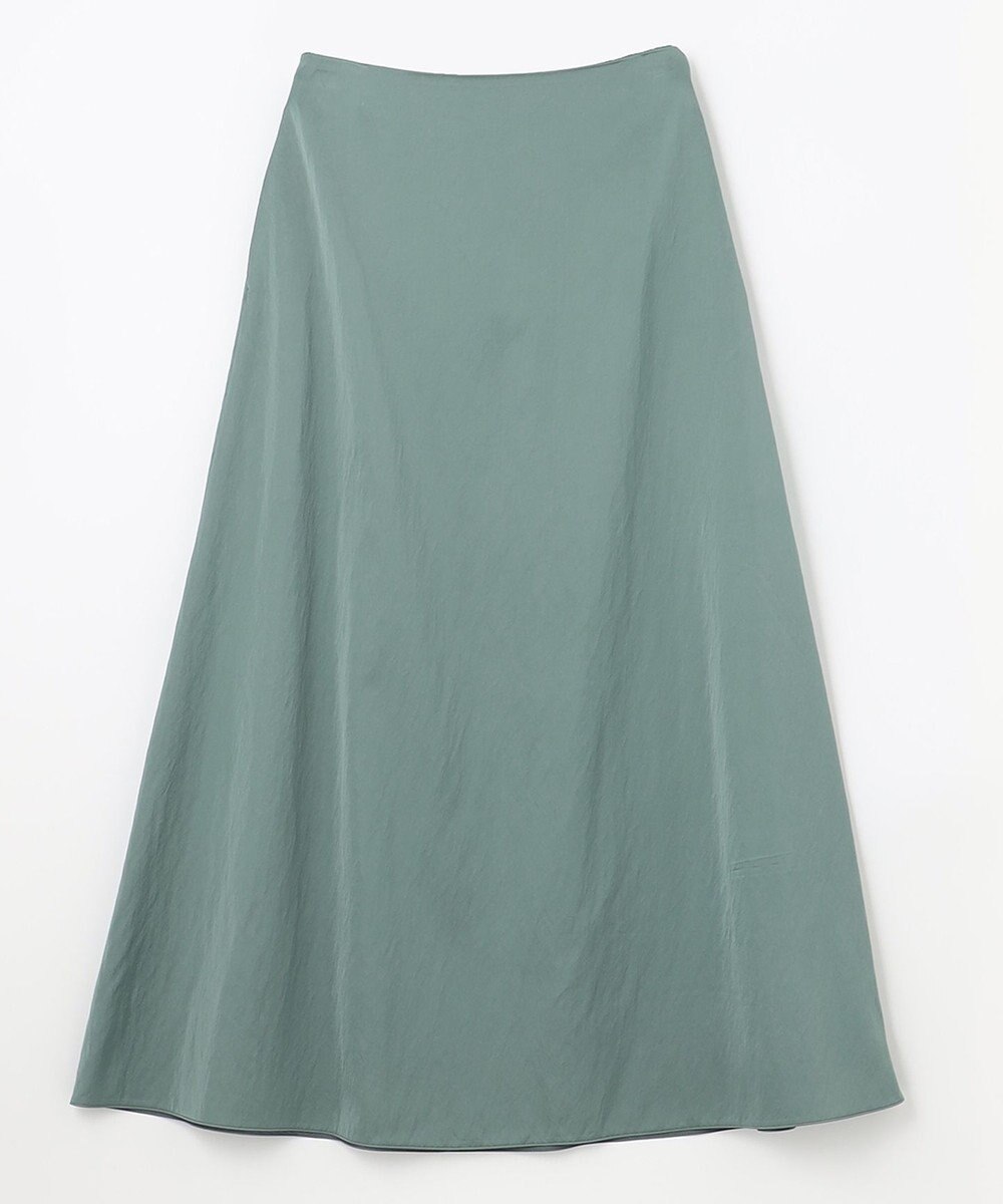 NAVE 【ReNAVE　洗える】グロスサテンスカート 