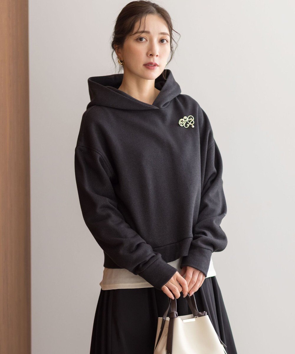 組曲 【WEB限定】シャイニーラメ パーカー 