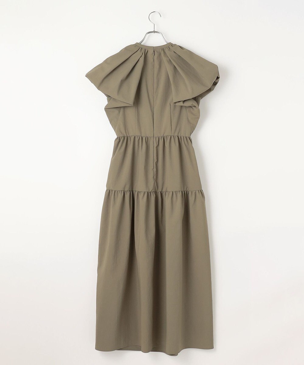 #Newans 【ANSWER for フォトジェニックスタイル】ウィングスリーブティアードワンピース 