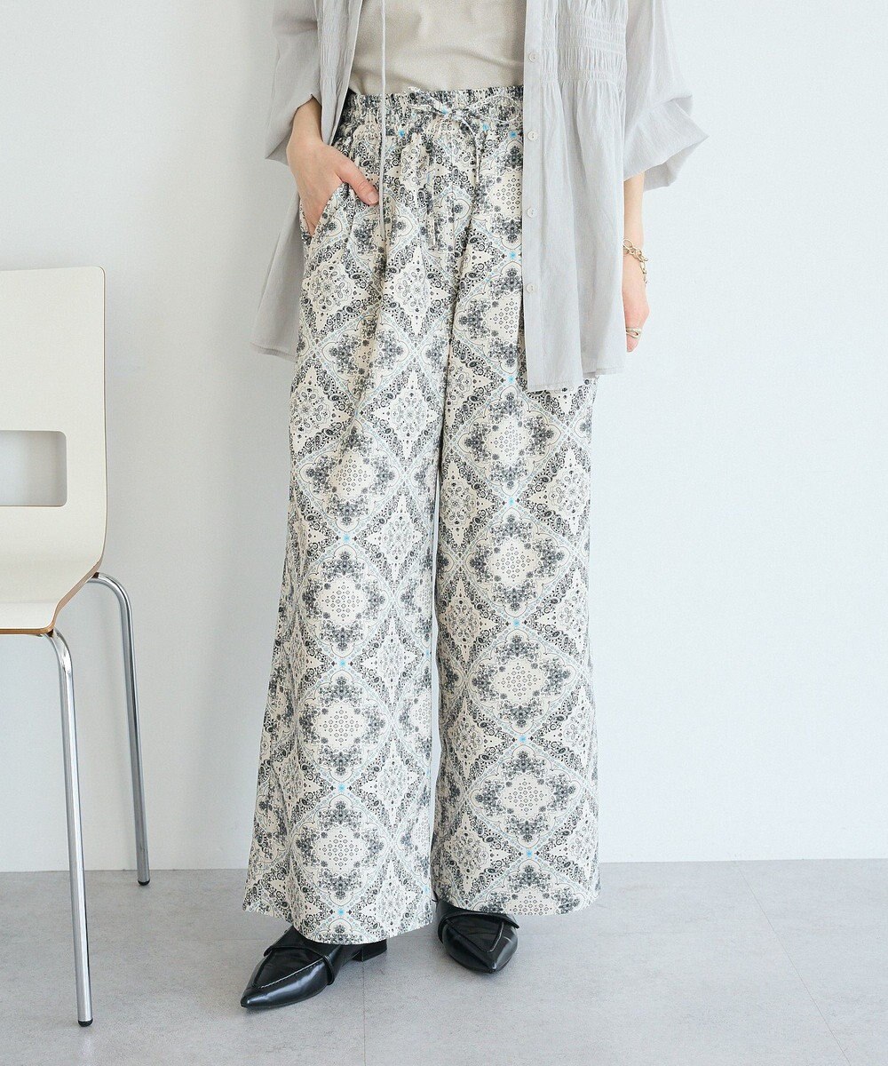 CRAFT STANDARD BOUTIQUE プリントイージーパンツ 