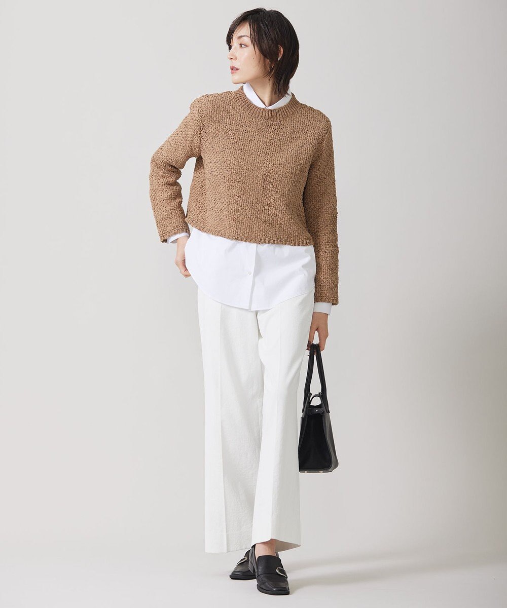 ICB 【洗える】スエードテープヤーン プルオーバー 