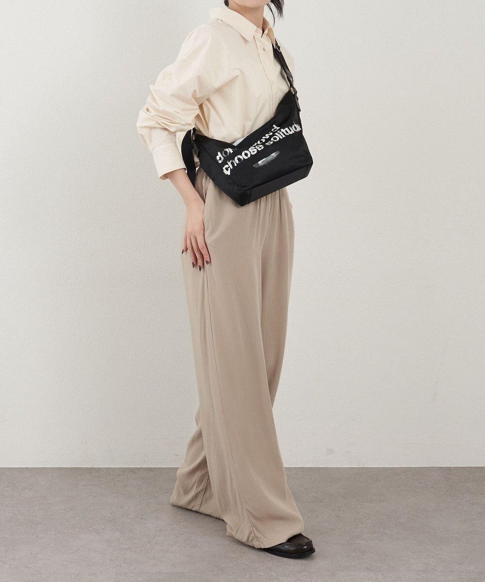 russet ステンシル風プリント ナイロン2WAYミニショルダーバッグ(SF-270) 