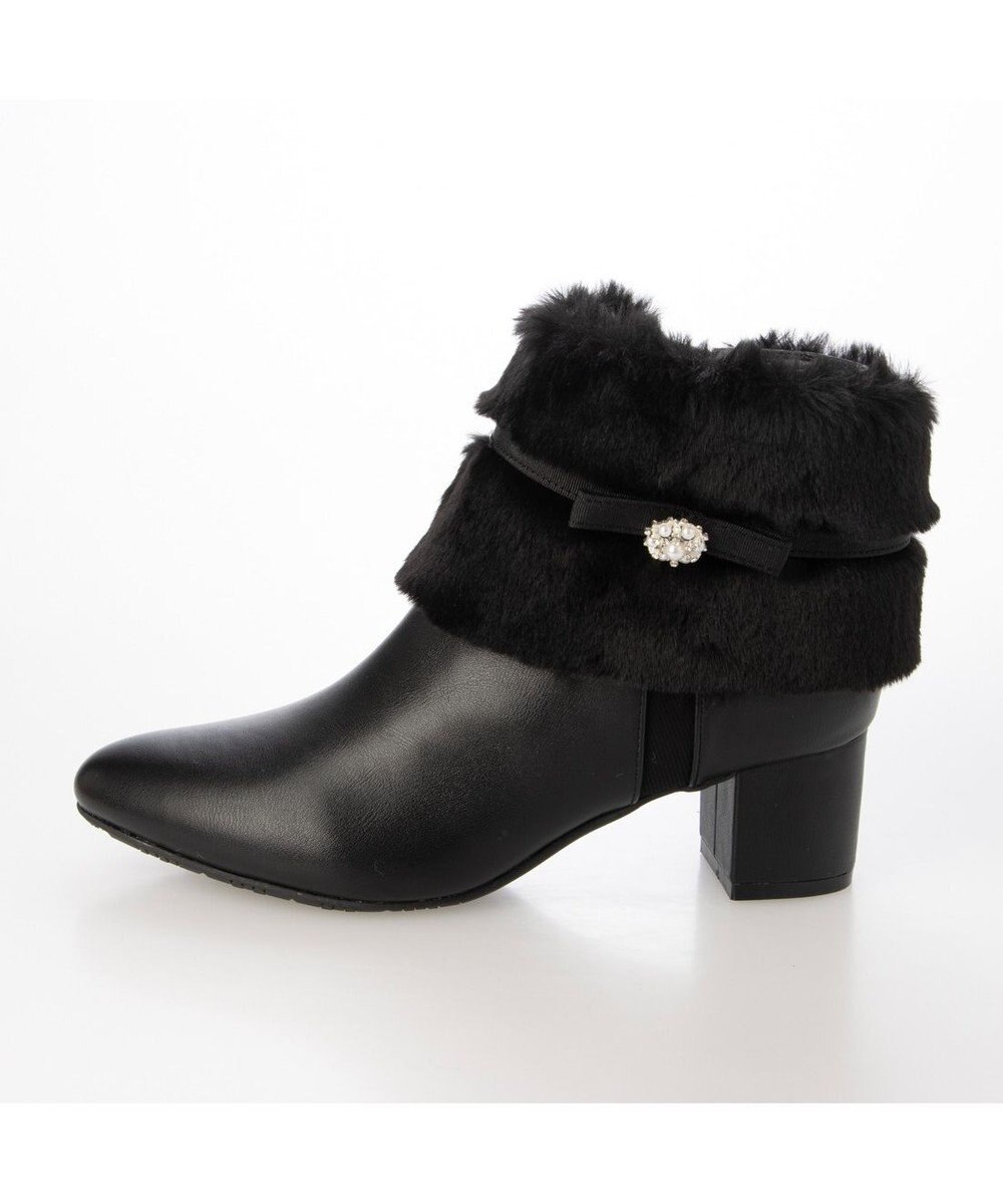 ing <Pitti>4WAYファービジューリボンベルトショートブーツ 