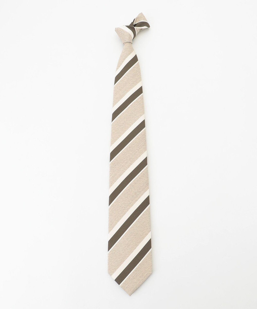 JOSEPH ABBOUD 【日本製】メランジレジメンタル ネクタイ 