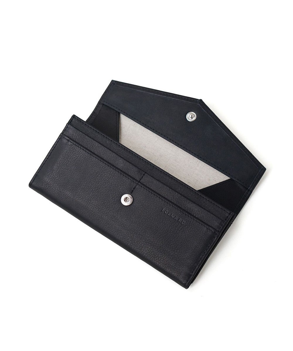 FOLNA RD ソフトレザー・ホイルレザー エンべロープ長財布 