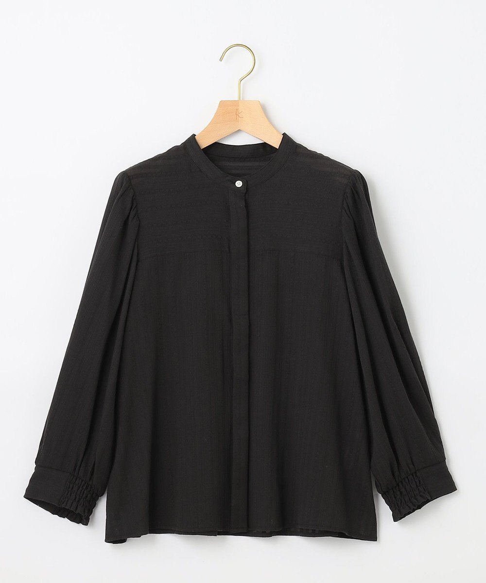 組曲 L ドビーストライプ ブラウス 